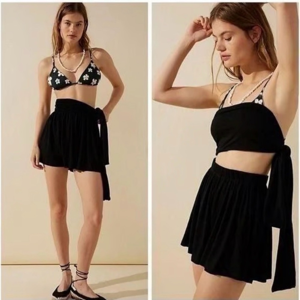 Free People - FP Beach Sabbia Convertible Shorts Romper Size M